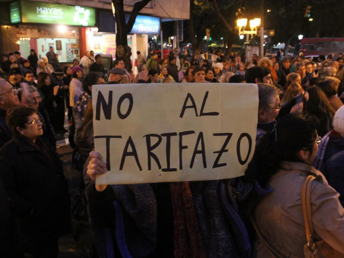 Protesta nacional contra el tarifazo