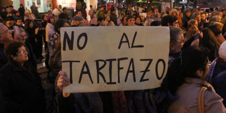 Protesta nacional contra el tarifazo