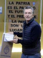 Macri votó y habló de Maldonado: "Ahora, que trabaje la justicia"