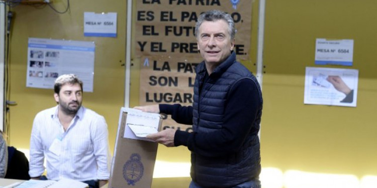 Macri votó y habló de Maldonado: "Ahora, que trabaje la justicia"
