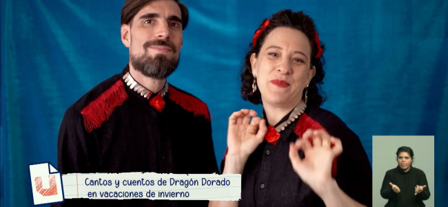 Cantos y cuentos de Dragón Dorado, una propuesta para las vacaciones de invierno