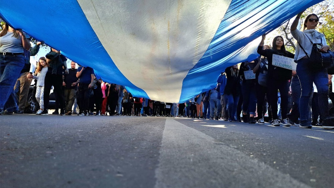 Fotogalería: así se vivió la marcha universitaria en las calles mendocinas