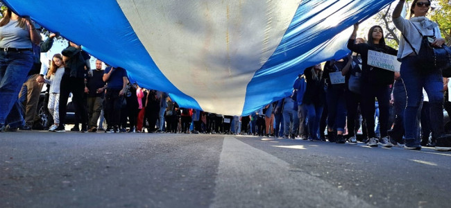 Fotogalería: así se vivió la marcha universitaria en las calles mendocinas