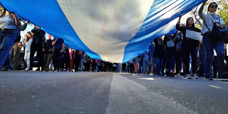 Fotogalería: así se vivió la marcha universitaria en las calles mendocinas