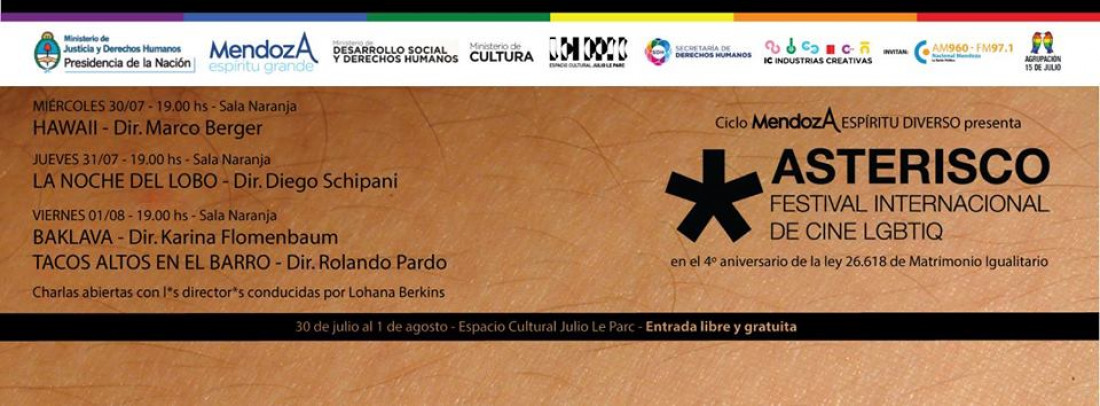Hoy comienza el Festival Internacional de Cine LGBTIQ‏ en el Le Parc