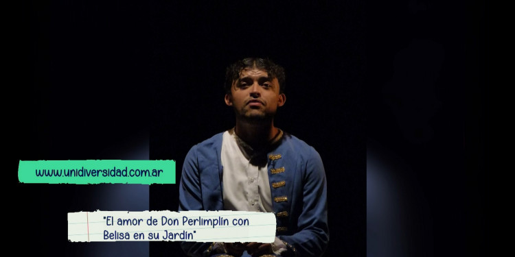 "El amor de Perlimplín con Belisa en su jardín", en Teatro Leonardo Favio de Chacras de Coria