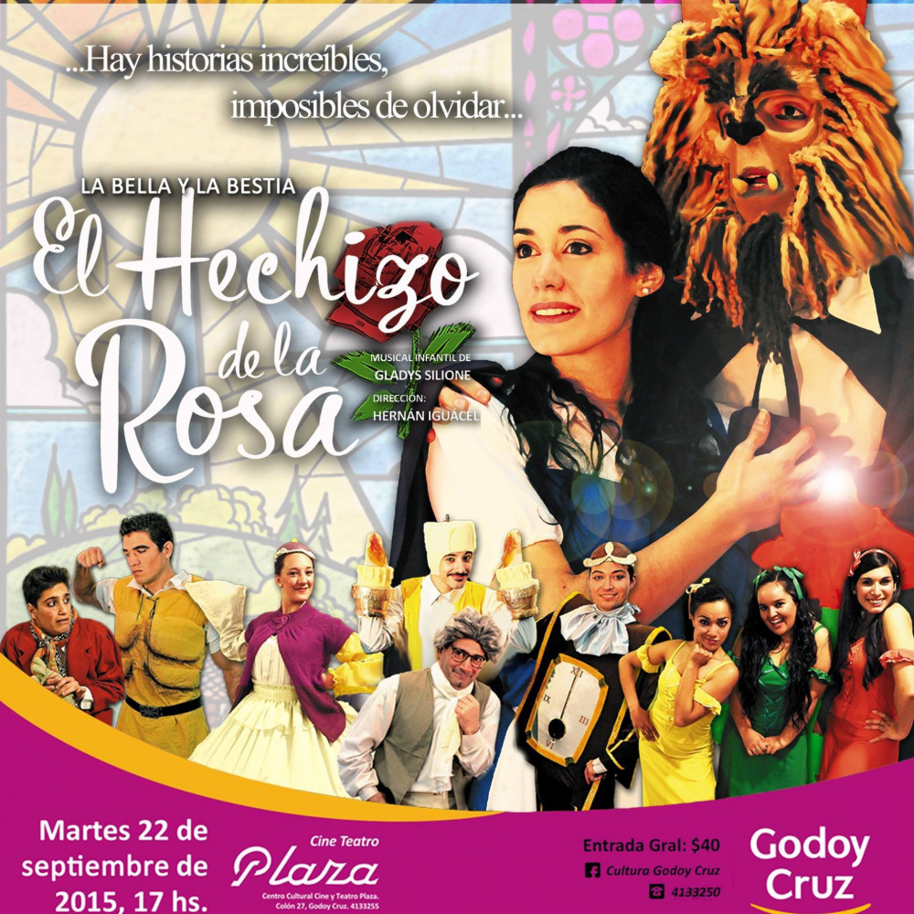 "La Bella y la Bestia. El hechizo de la rosa", musical infantil en el Teatro Plaza
