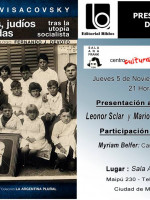Esta noche presentarán el libro "Argentinos, judíos y camaradas tras la utopía socialista"