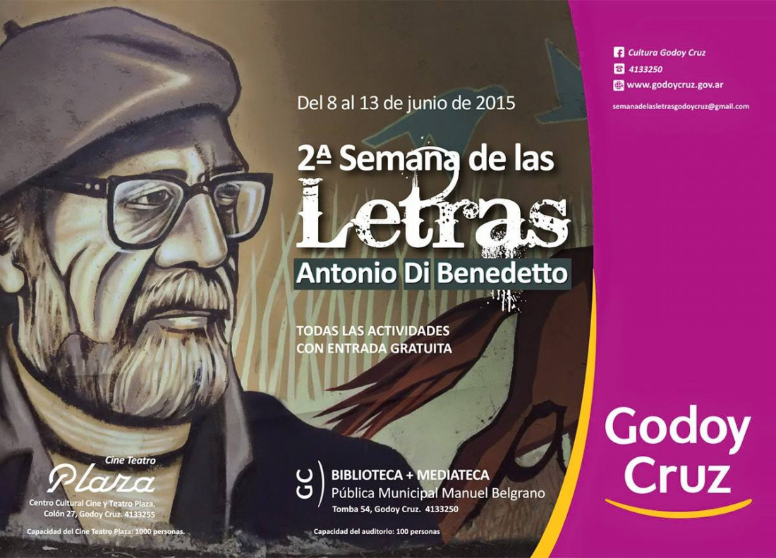 Homenaje a Di Benedetto en la Semana de las Letras