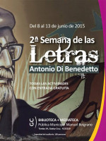Homenaje a Di Benedetto en la Semana de las Letras