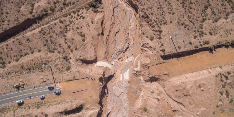 Habilitaron la huella entre Potrerillos y Uspallata