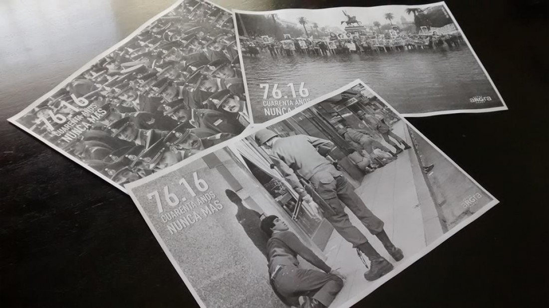 Afiches fotográficos para la Memoria