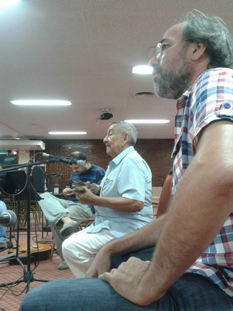imagen Jaime Torres y Polo Martí durante el ensayo de La Fiesta de la Cosecha