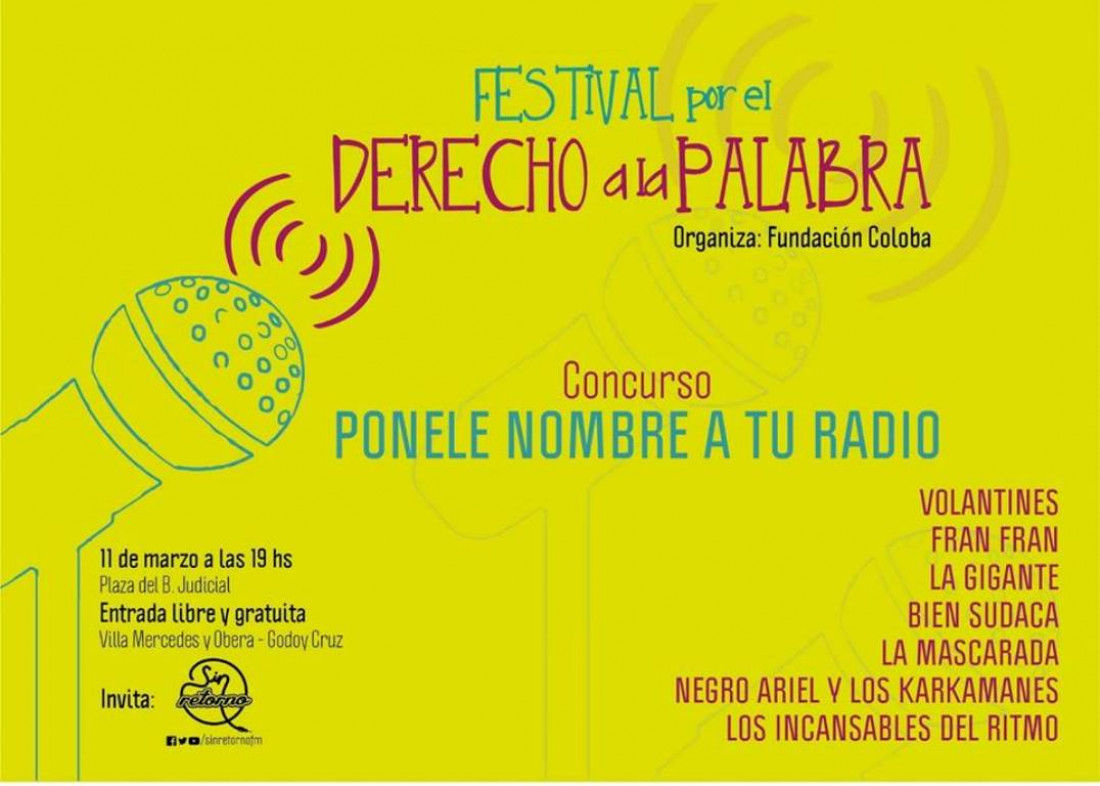 Radio Comunitaria y Festival, en Godoy Cruz
