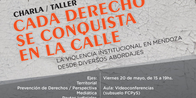 Taller contra la violencia institucional en la Facultad de Ciencias Políticas