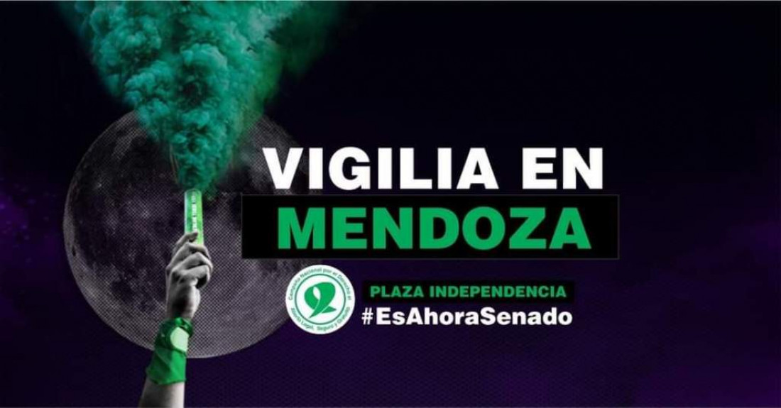 Aborto legal: vigilia y pañuelazo en la Plaza Independencia