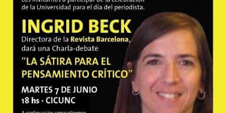 Ingrid Beck "Me da más bronca el político demagogo que Tinelli"
