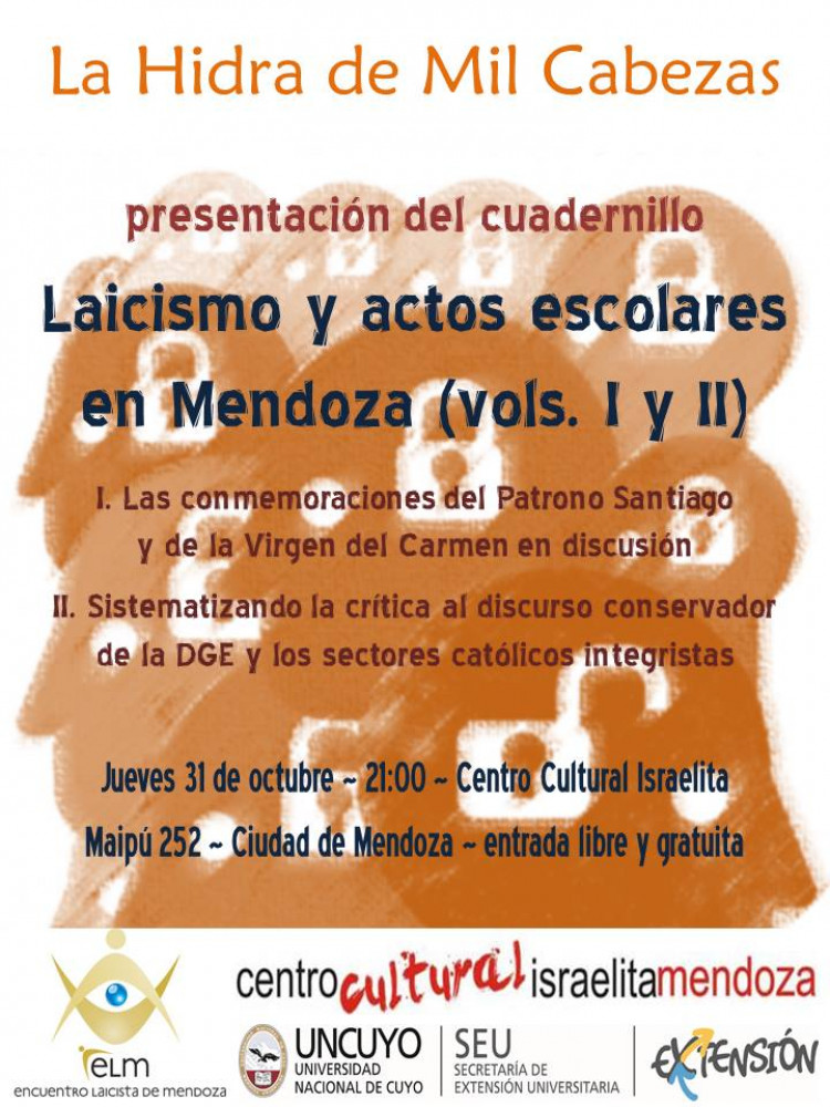 Presentación del cuadernillo "Laicismo y actos escolares en Mendoza"