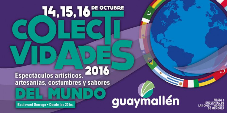 Nueva edición de la Feria de las Colectividades del Mundo en Guaymallén
