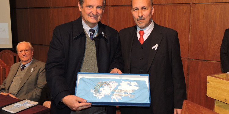El rector Pizzi es el nuevo presidente del Observatorio de Malvinas