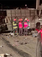 Fallecieron 24 personas en un accidente en Ecuador