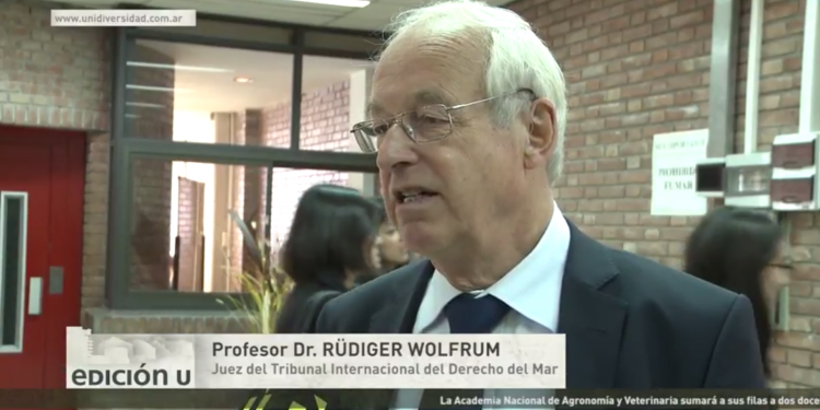 Edición U: Doctorado Honoris Causa al Profesor Dr. Rüdiger Wolfrum