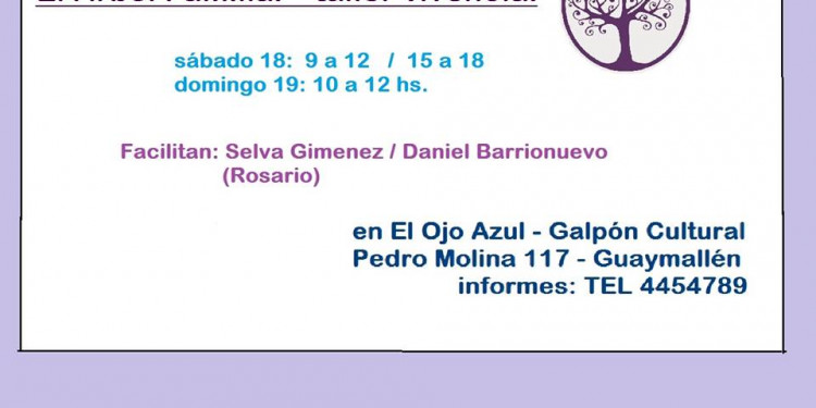 Taller Vivencial en El Ojo Azul Galpón Cultural