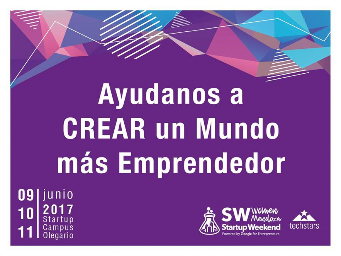 Este viernes comienza el Startup Weekend Women Mendoza