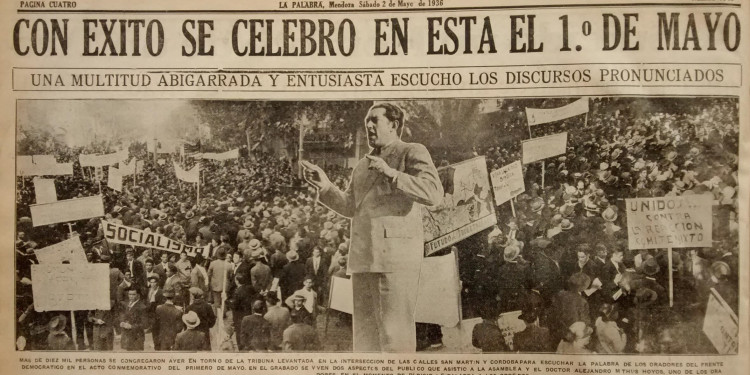 Un primero de mayo, pero ochenta años atrás 
