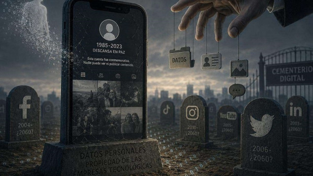 imagen Herencia digital: qué pasa con las cuentas, redes sociales y bienes virtuales cuando una persona fallece