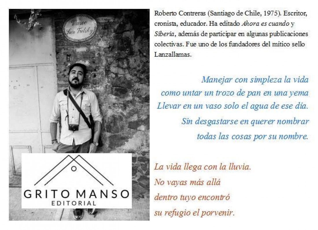 Nace una nueva editorial: "Grito Manso"