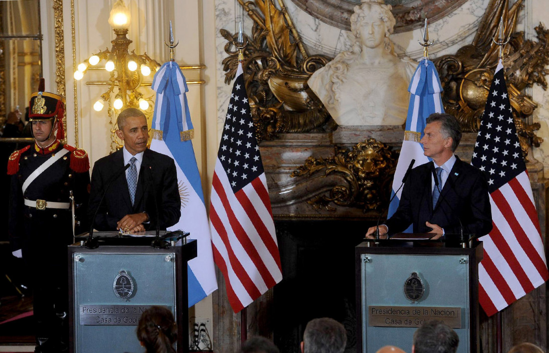 Macri y Obama reciben a la prensa