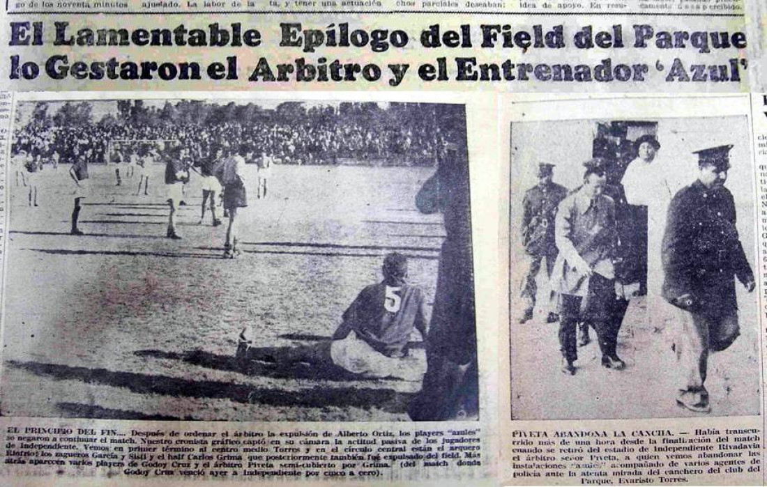 La historia del fútbol mendocino