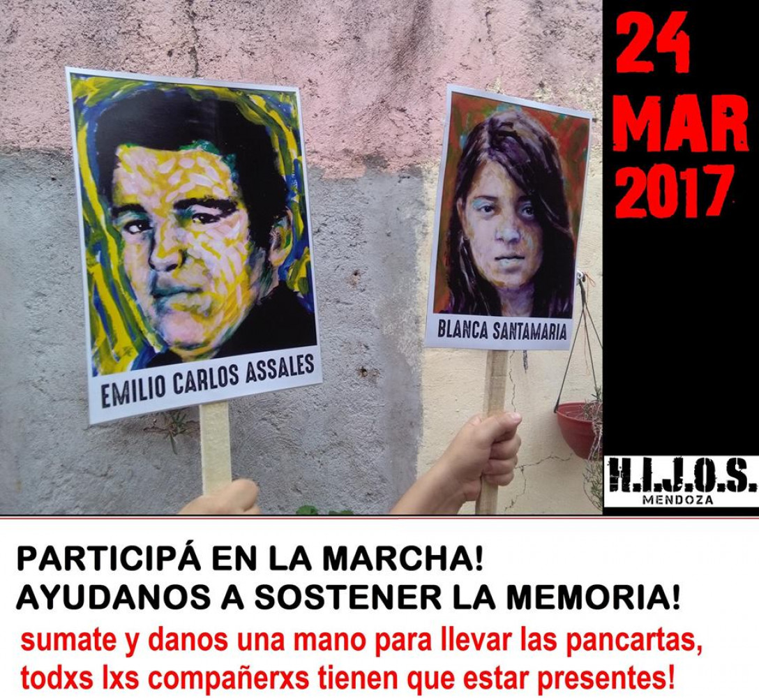 Convocan a la marcha por la memoria