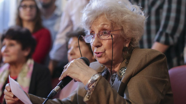 imagen Estela de Carlotto llega este lunes a la UNCUYO