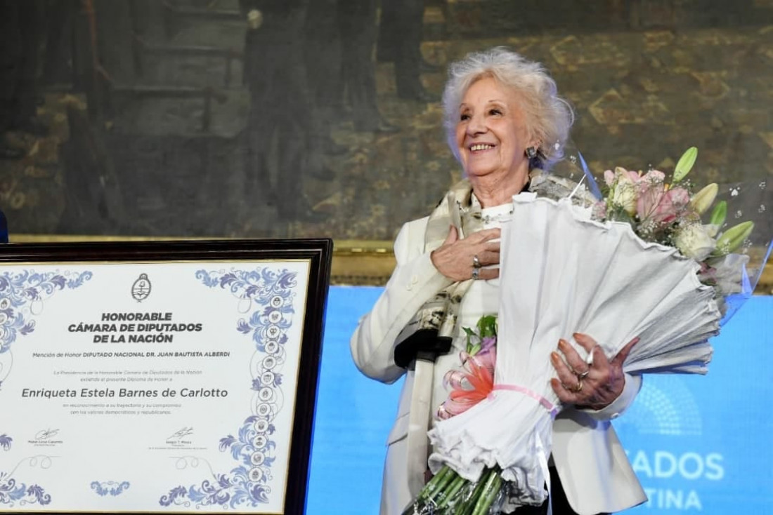 Estela de Carlotto: "Este 24 volveremos a reencontrarnos después de la pandemia que nos paralizó"