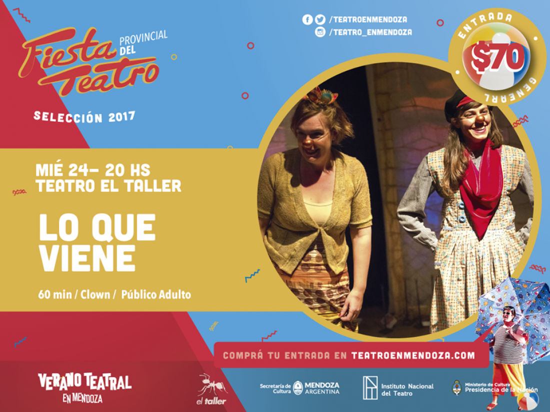 El clown dice "presente" en la Fiesta Provincial del Teatro