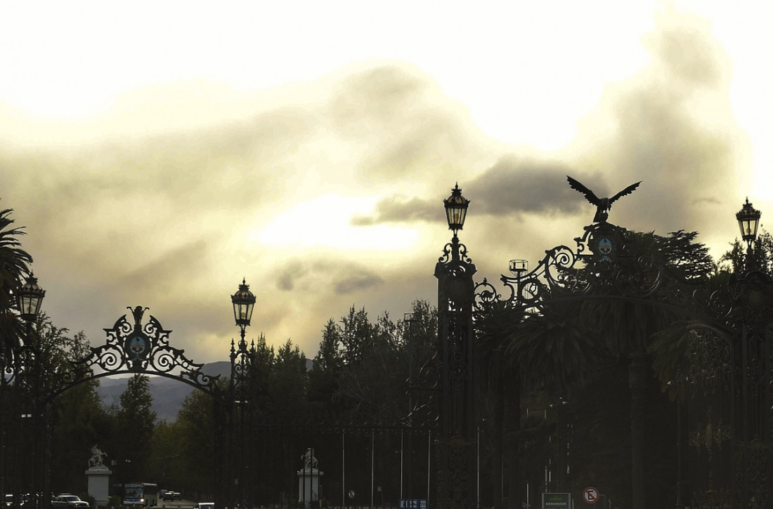 El zonda dejó árboles, postes y ramas caídas en el Gran Mendoza 