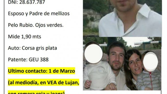 imagen Buscan a un hombre de 36 años que no regresó de su trabajo