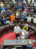 Natalia Sarapura: "Lo que se ha visto son grupos que no iban a una marcha pacífica"