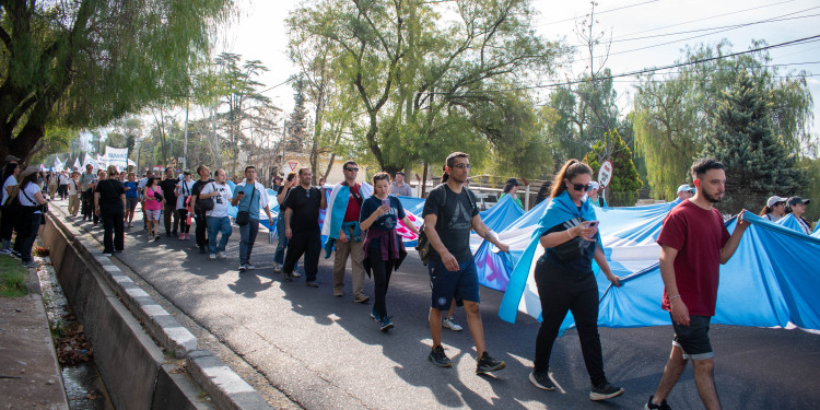 La Quinta Marcha Federal Universitaria en Mendoza