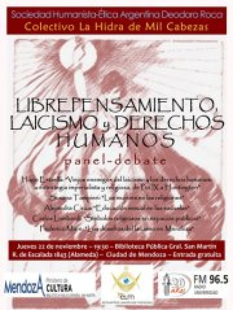Cuidado con el Perro - Panel-debate Librepensamiento y laicismo - Susana Tampieri y Hugo Estrella
