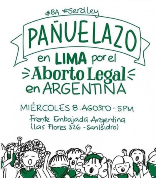 imagen El mundo se solidariza con la Argentina por el aborto legal