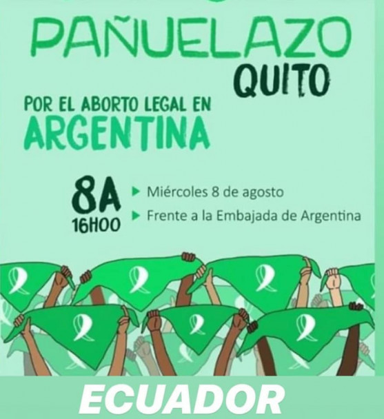 imagen El mundo se solidariza con la Argentina por el aborto legal