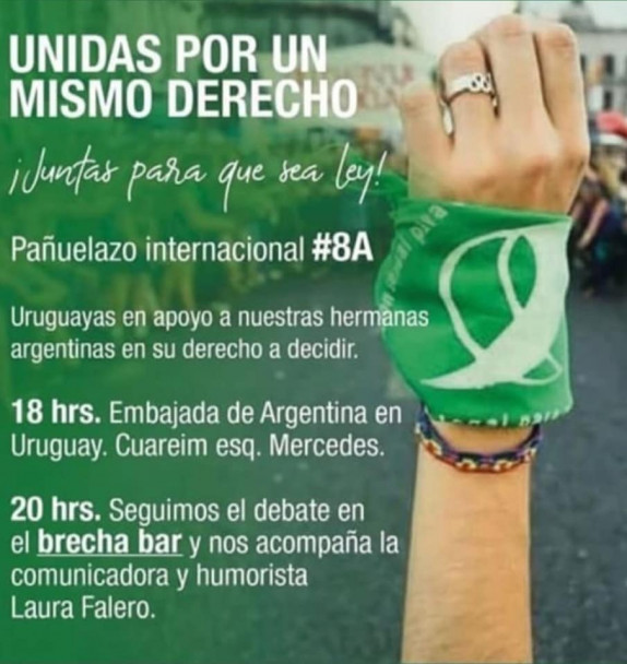 imagen El mundo se solidariza con la Argentina por el aborto legal