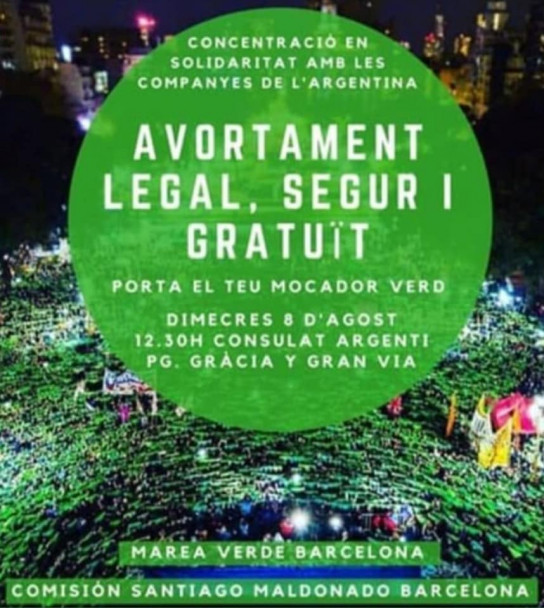 imagen El mundo se solidariza con la Argentina por el aborto legal