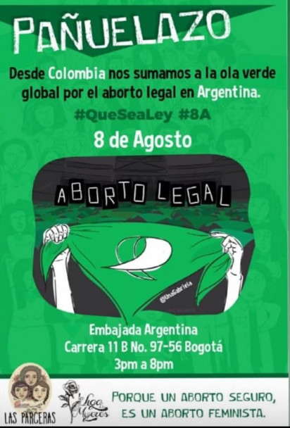 imagen El mundo se solidariza con la Argentina por el aborto legal