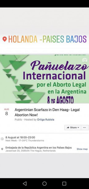 imagen El mundo se solidariza con la Argentina por el aborto legal