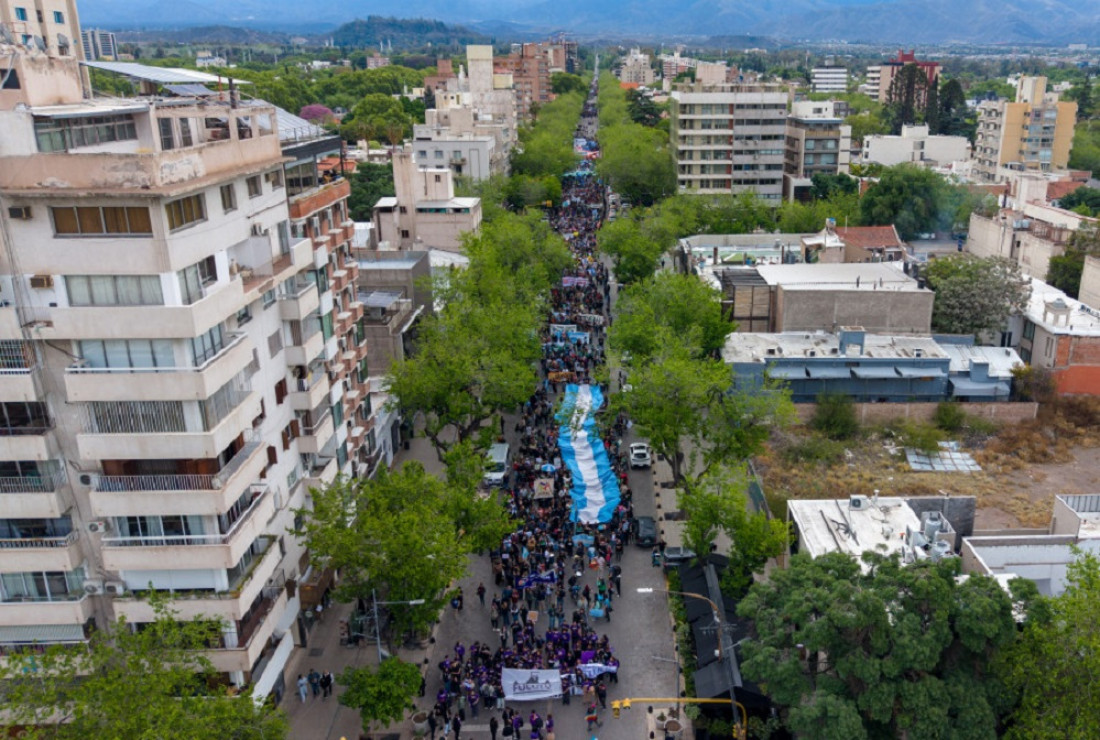 La quinta Marcha Federal reafirmó el reclamo por la ley de Financiamiento Universitario