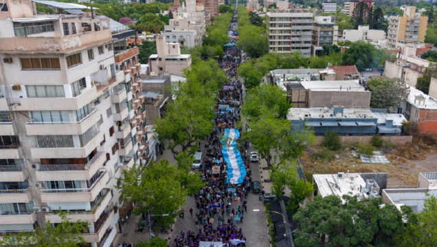 imagen La quinta Marcha Federal reafirmó el reclamo por la ley de Financiamiento Universitario